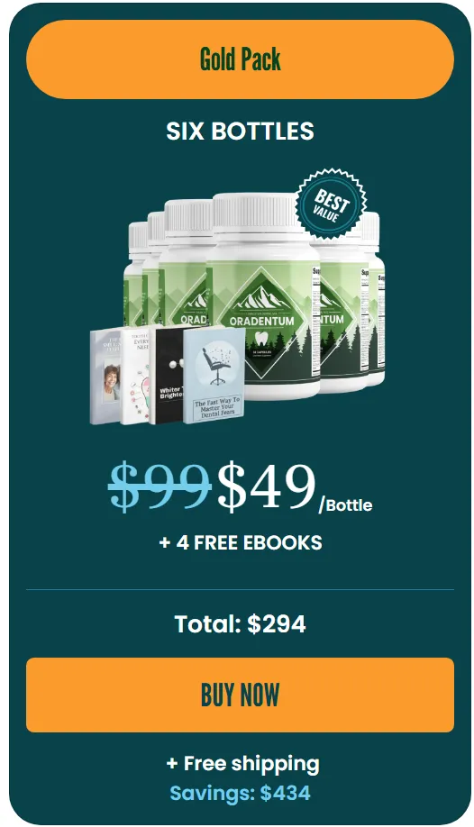 Oradentum 6 bottles